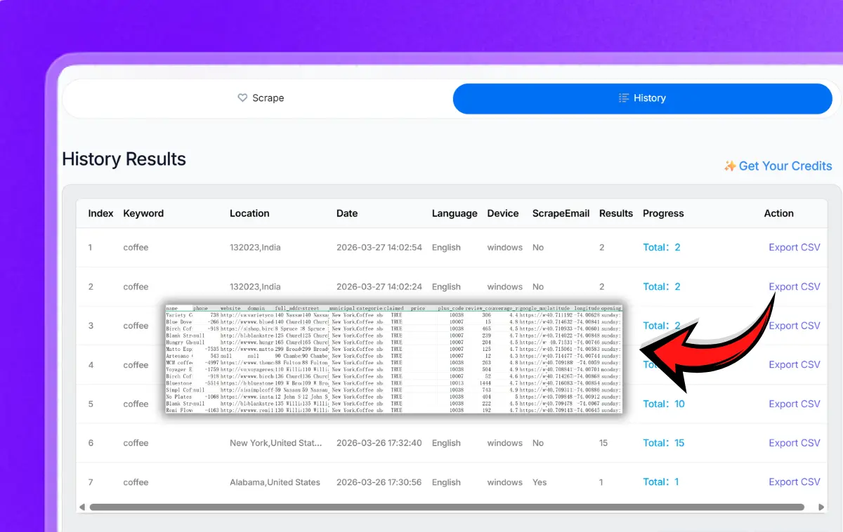 step3 Export Your Leads