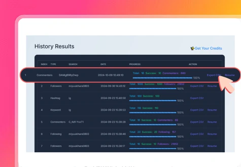 step2 Start Scraping