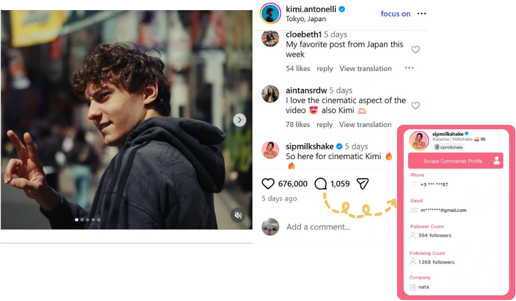 Instagram Comment Exporter hero image
