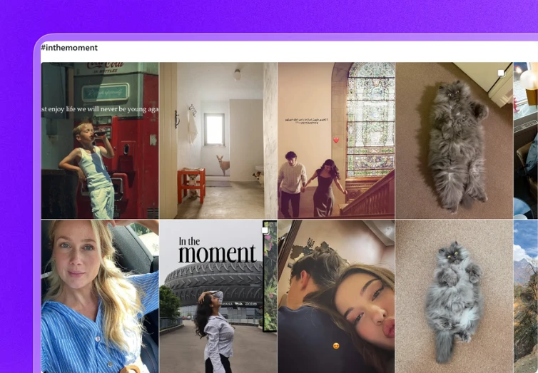Explora comunidades de hashtags
