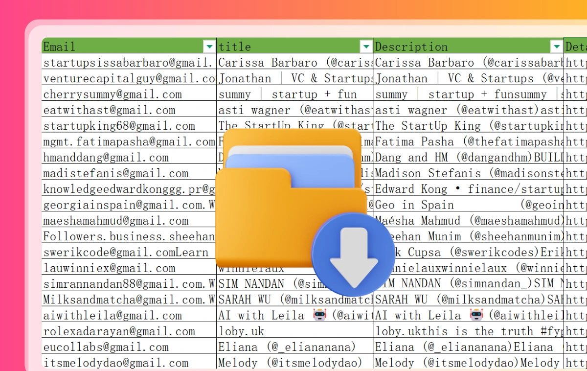 step3 Scrape and Export Your List