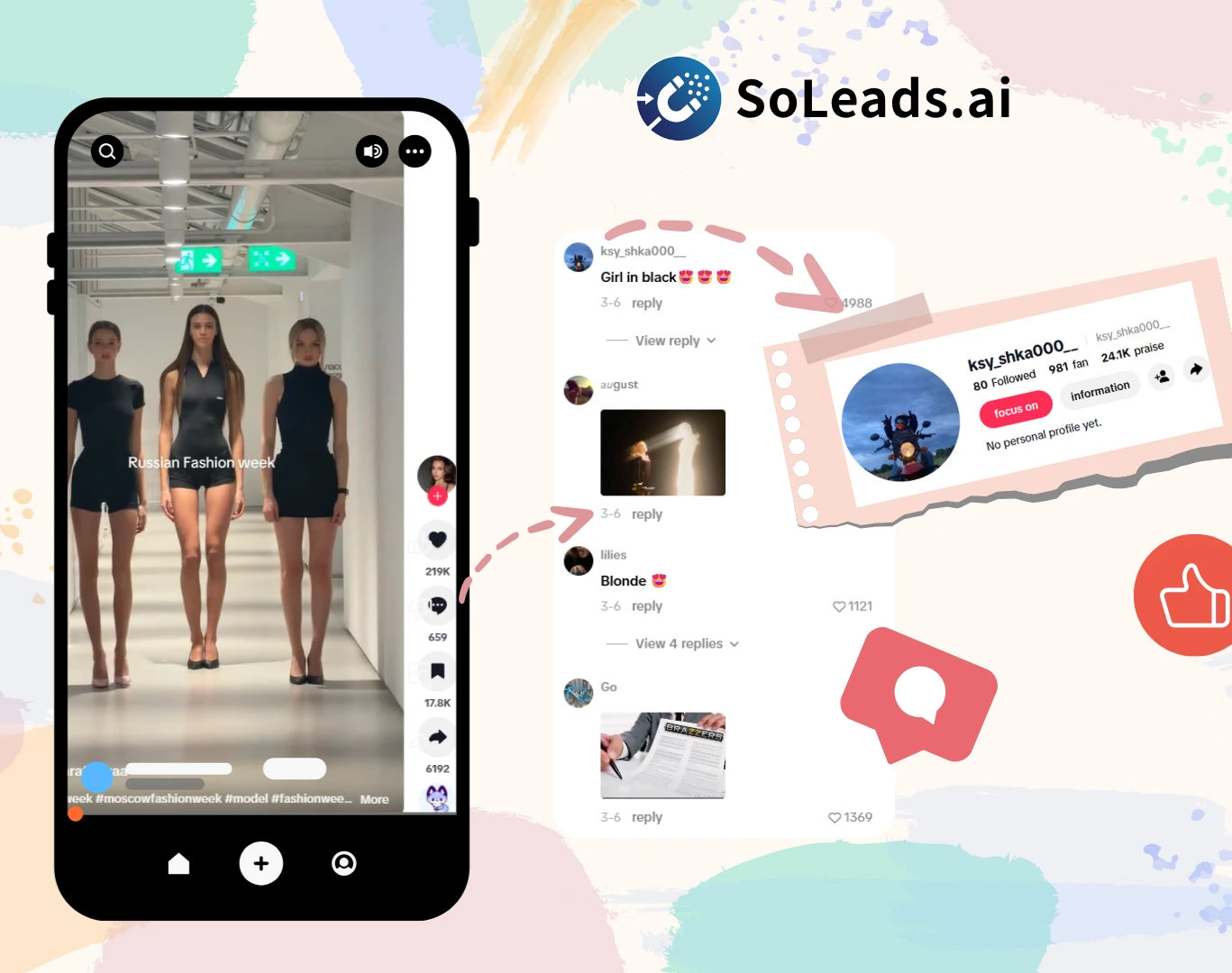 TikTok Follower Exporter Tool dashboard preview