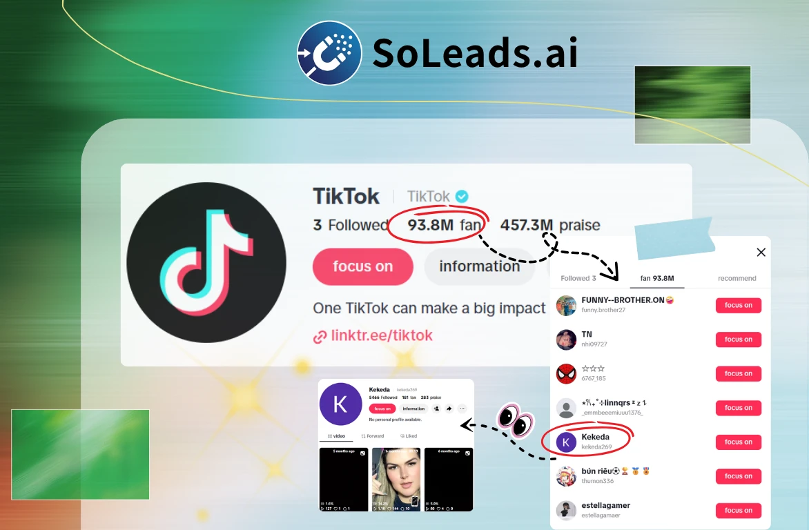 TikTok Follower Exporter Tool dashboard preview