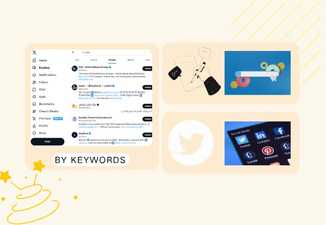 Search Twitter Profiles by Keywords