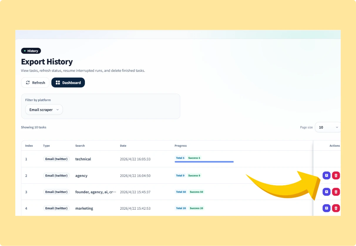 Review and Export Your Results