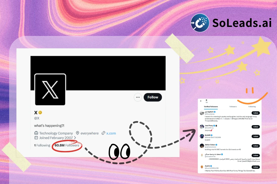 Twitter Follower Scraper dashboard preview