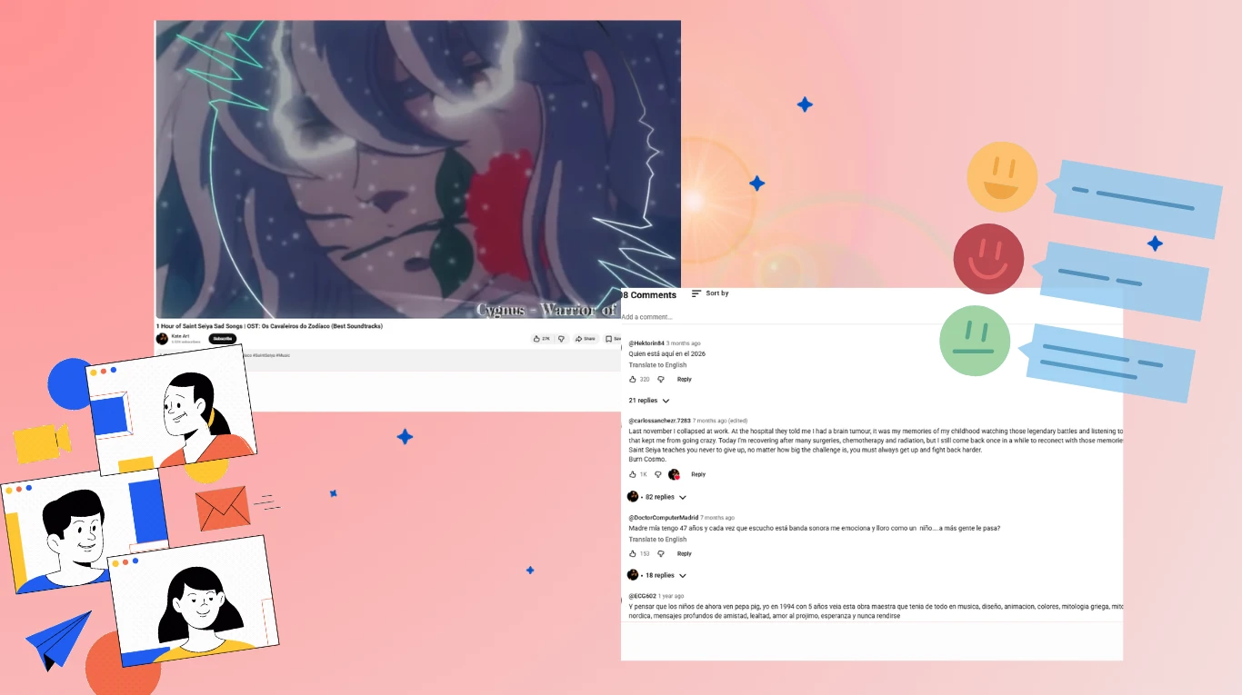 Search Comments by Video
