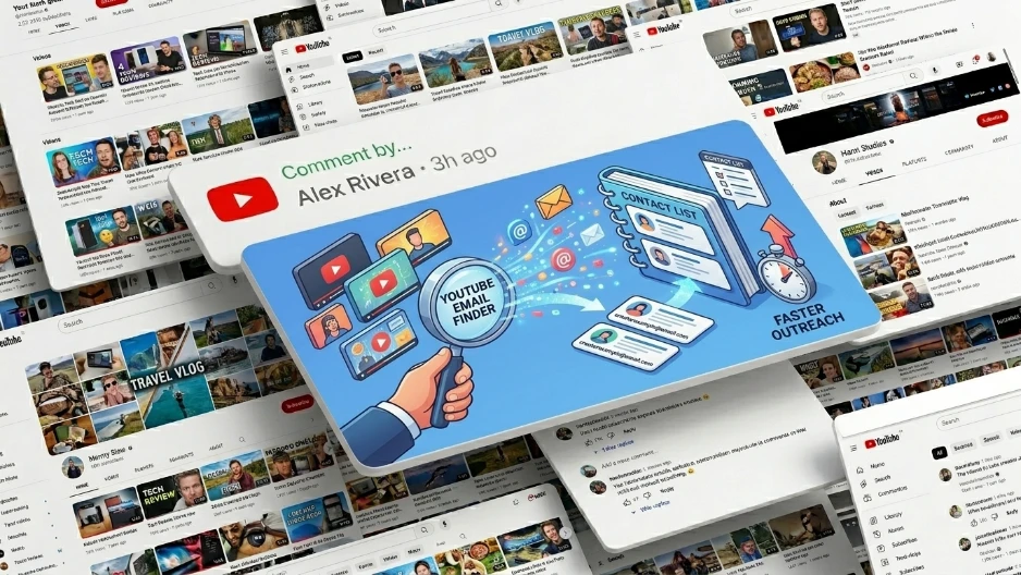Start Using a YouTube Email Finder to Reach Creators Faster